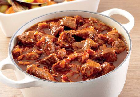 Beef Casserole with Pickles and Walnuts