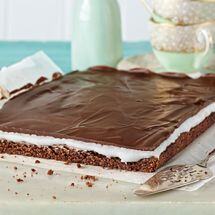 Chocolate Peppermint Slice - Gluten Free