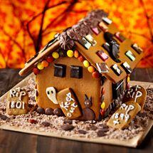 Halloween Haunted Gingerbread House