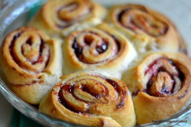 Plum Jam Buns