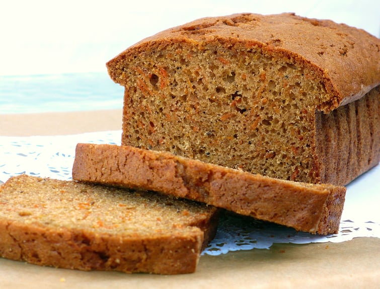 Spicy Carrot Loaf  - Vegetable Oil Free